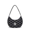 Bag MLB korea | Classic Monogram Jacquard Hobo Bag New York Yankees