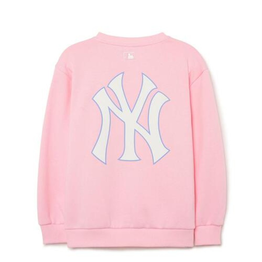 Kids MLB korea Sweatshirts | [Kids] Basic Big Logo Brushed Sweatshirt New York Yankees