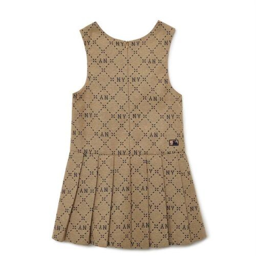 Kids MLB korea Dresses | [Kids] Dia Monogram Jacquard Dress New York Yankees