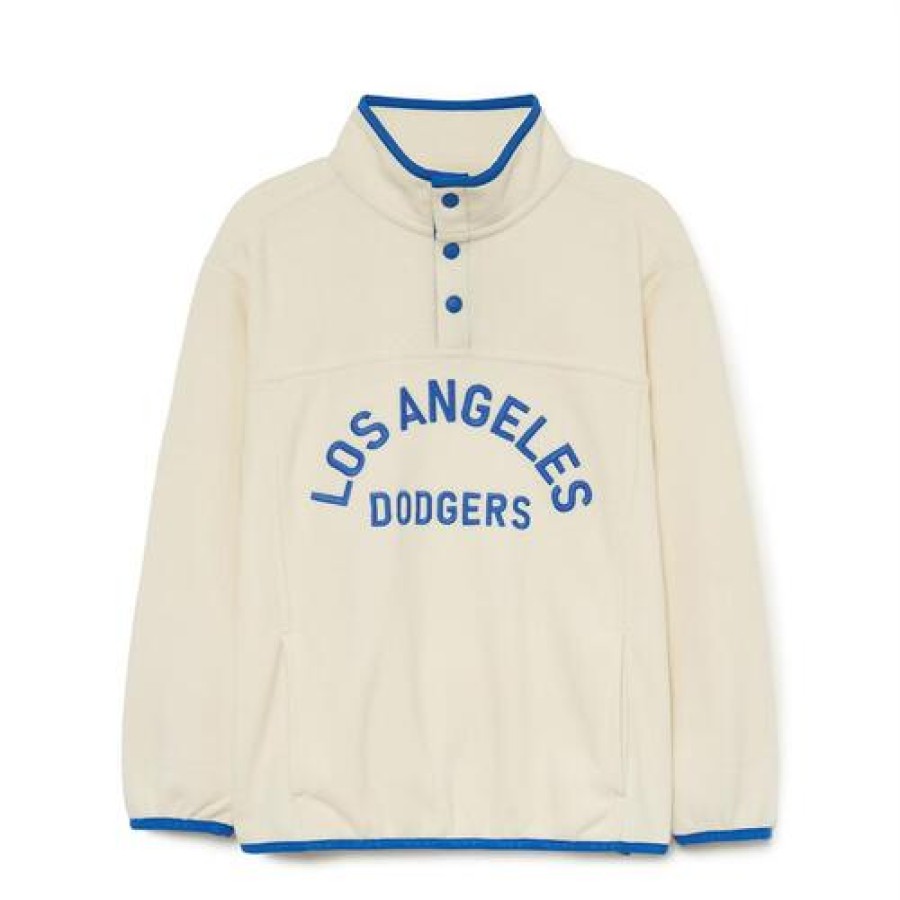 Kids MLB korea Sweatshirts | [Kids] Varsity Half Zip Mtm Set Up Los Angeles Dodgers