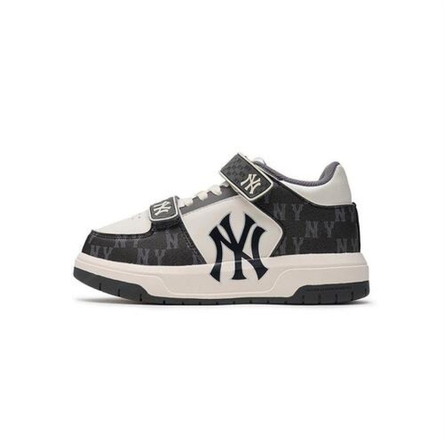 Kids MLB korea Sneakers | [Kids] Chunky Liner Mid Denim Monogram Junior New York Yankees