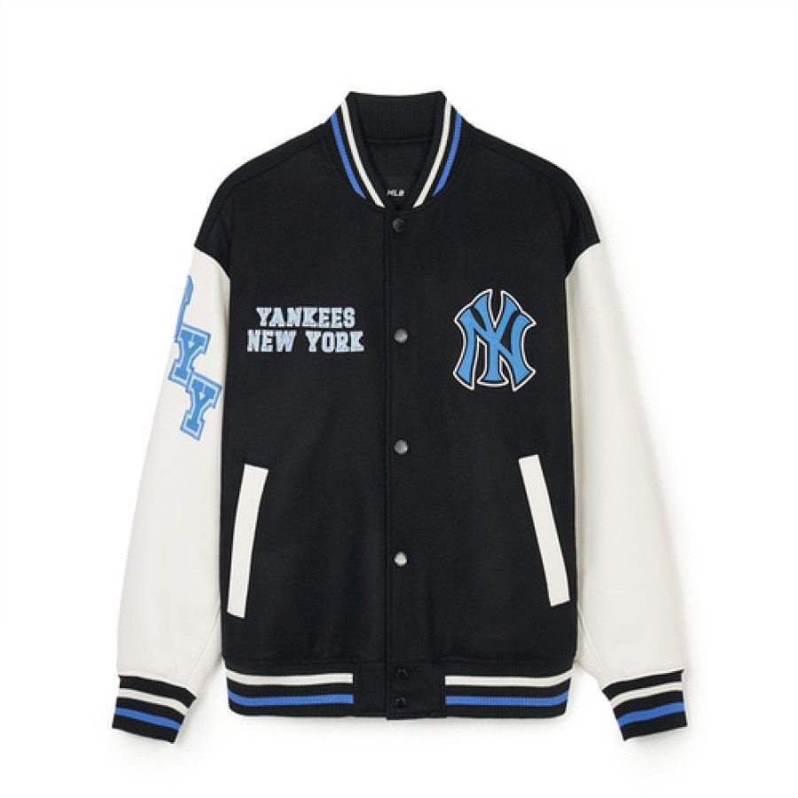 Apparel MLB korea Varsity Jackets | Wool Wappen Varsity Jacket New York Yankees