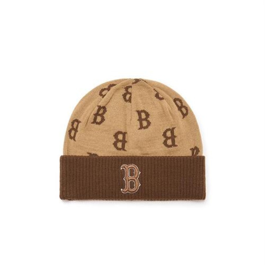 Kids MLB korea Beanies/Hats | [Kids] Classic Monogram Jqd Beanie Boston Red Sox