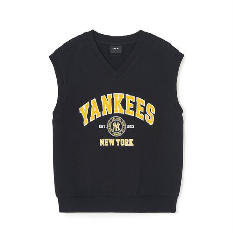 Kids MLB korea Sweatshirts | [Kids] Varsity 3Pcs Vest&Long-Sleeve Set-Up New York Yankees