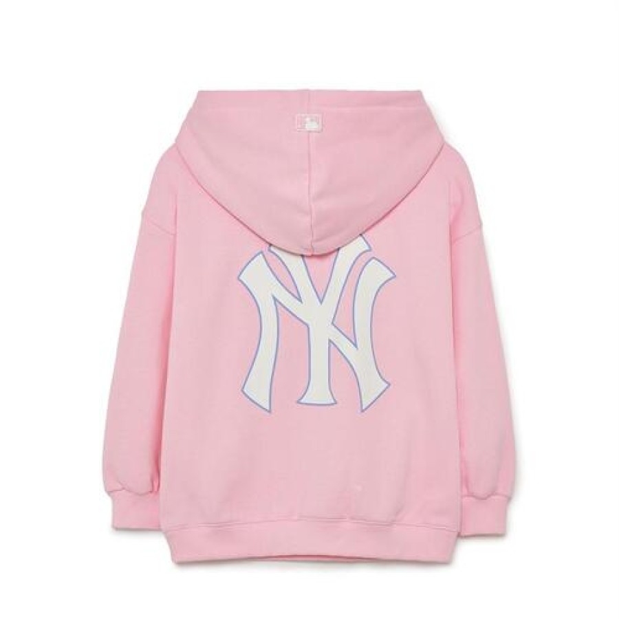 Kids MLB korea Hoodies | [Kids] Basic Big Logo Brushed Hoodie New York Yankees