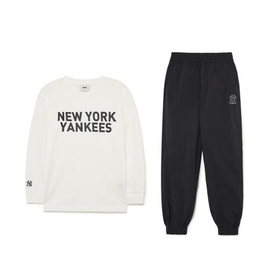 Kids MLB korea T-Shirts | [Kids] Basic Ts+Wp Set New York Yankees