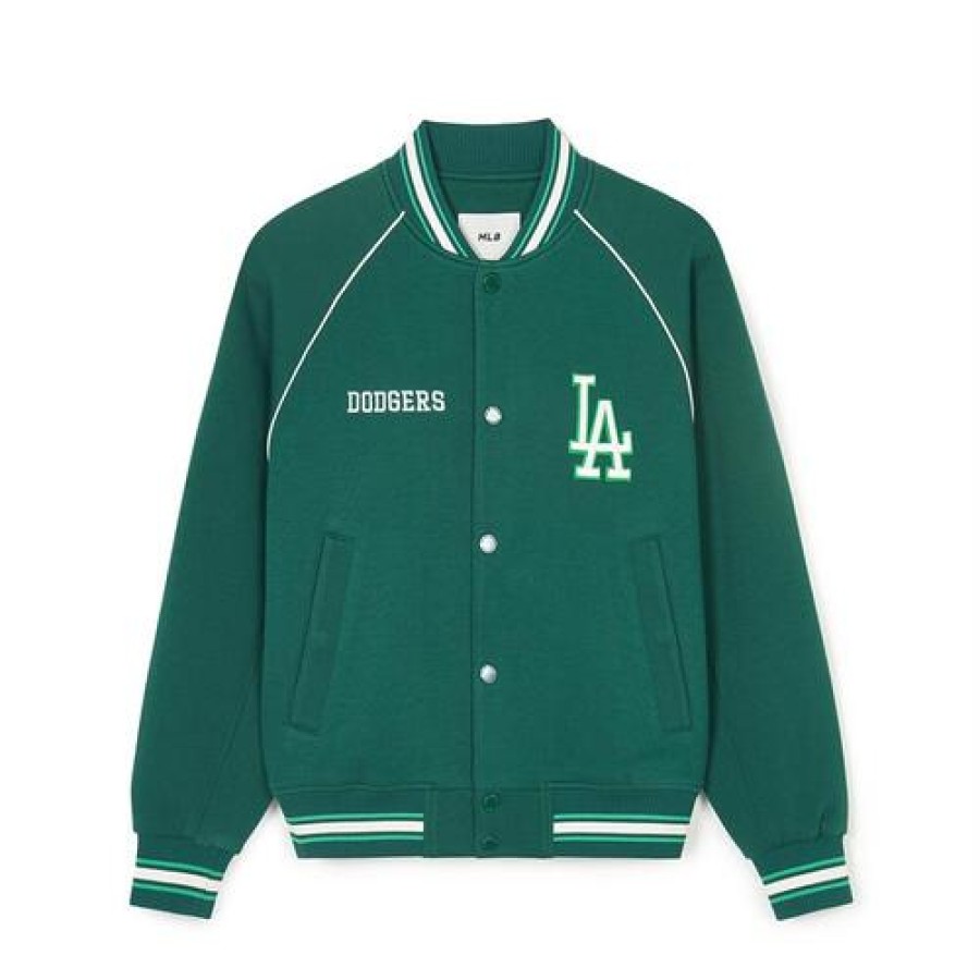 Apparel MLB korea Varsity Jackets | Jersey Basic Raglan Varsity Jacket Los Angeles Dodgers