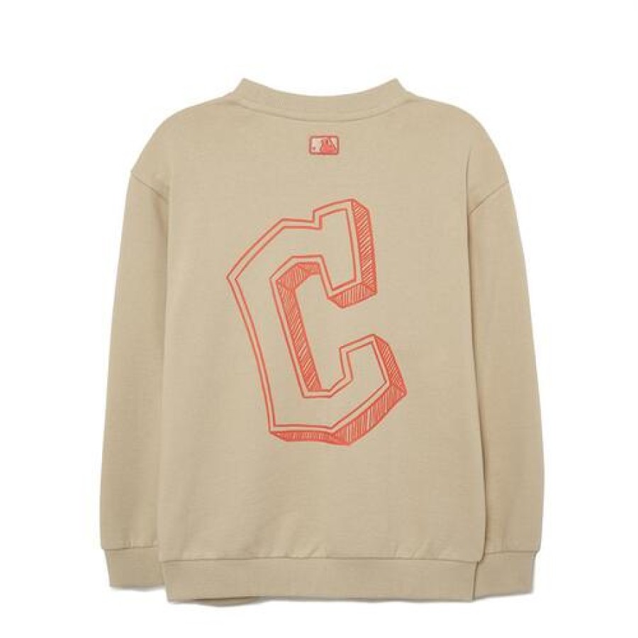 Kids MLB korea T-Shirts | [Kids] Basic Big Logo Sweatshirt Cleveland Indians