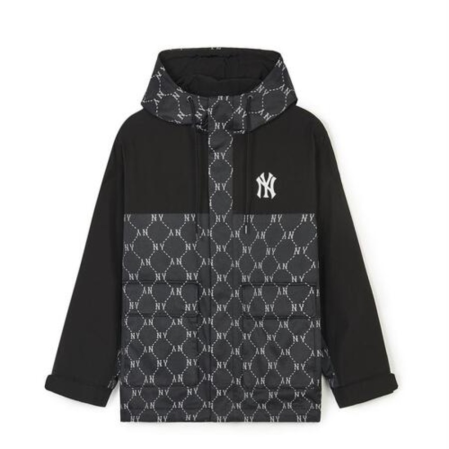 Apparel MLB korea Jackets | Dia Monogram Jqd Blocking Windbreaker New York Yankees