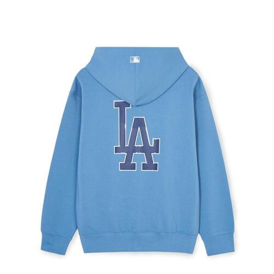 Apparel MLB korea Full-Zip Hoodies | Basic Big Logo Double Knit Hood Zip-Up Los Angeles Dodgers