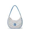 Bag MLB korea | Classic Monogram Jacquard Hobo Bag New York Yankees