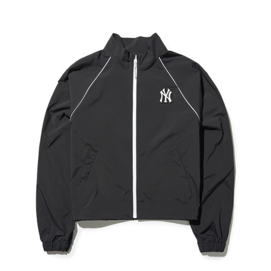 Apparel MLB korea Windbreakers | [Wms] Women`S Sportive Varsity Crop Windbreaker New York Yankees