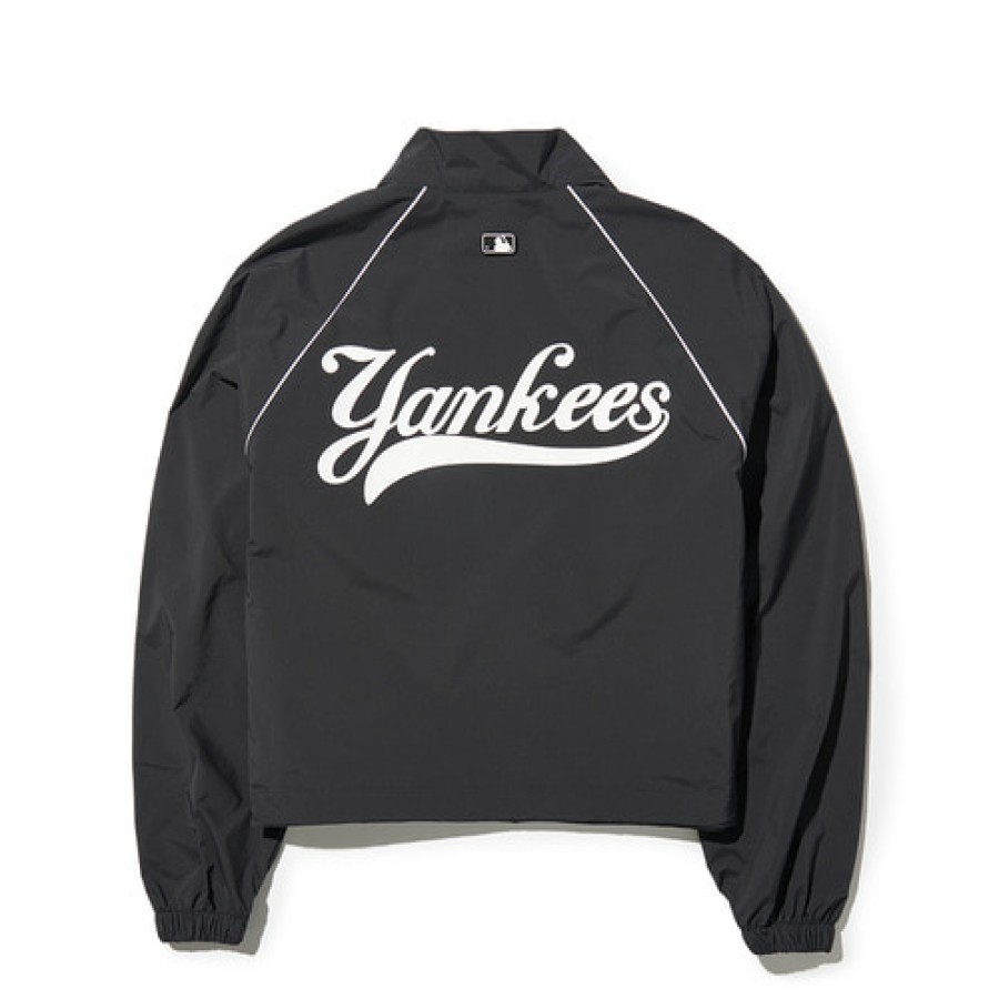 Apparel MLB korea Windbreakers | [Wms] Women`S Sportive Varsity Crop Windbreaker New York Yankees