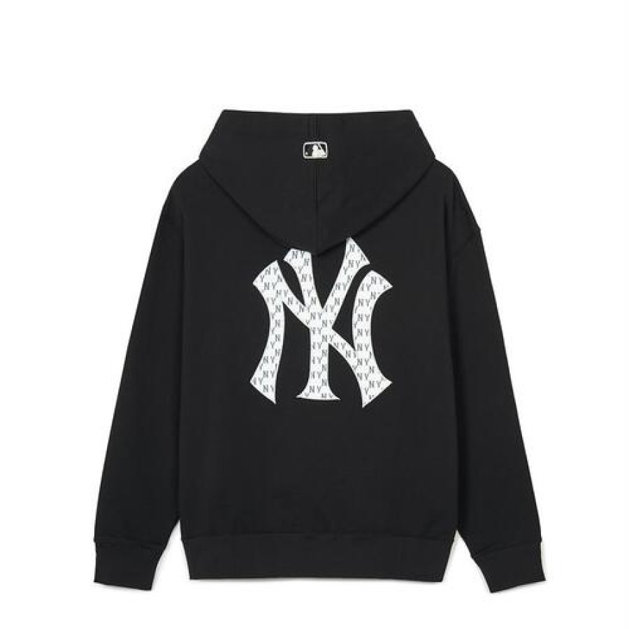 Apparel MLB korea Hoodies | Classic Monogram Big Lux Hoodie New York Yankees