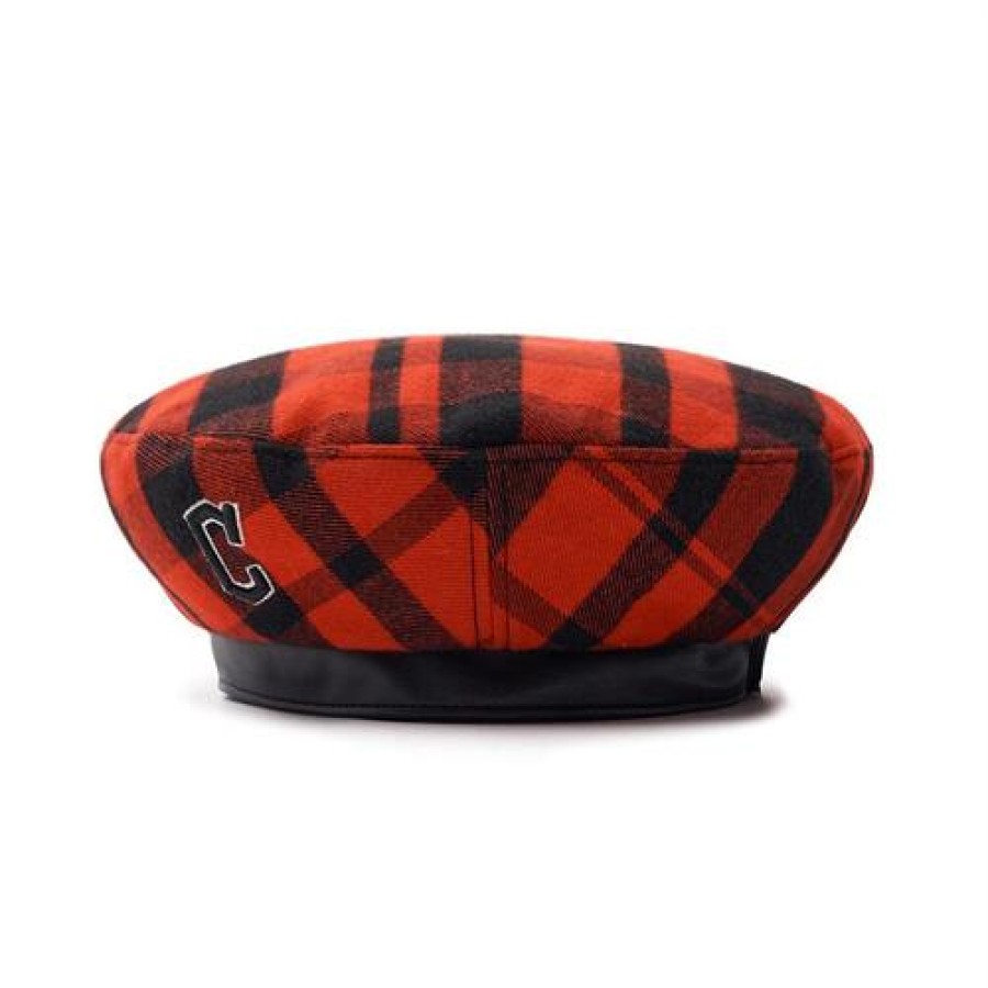 Kids MLB korea Beanies/Hats | [Kids] Check Jqd Beret Cleveland Indians