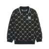 Kids MLB korea Sweatshirts | [Kids] Dia Monogram Collar Sweatshirt New York Yankees