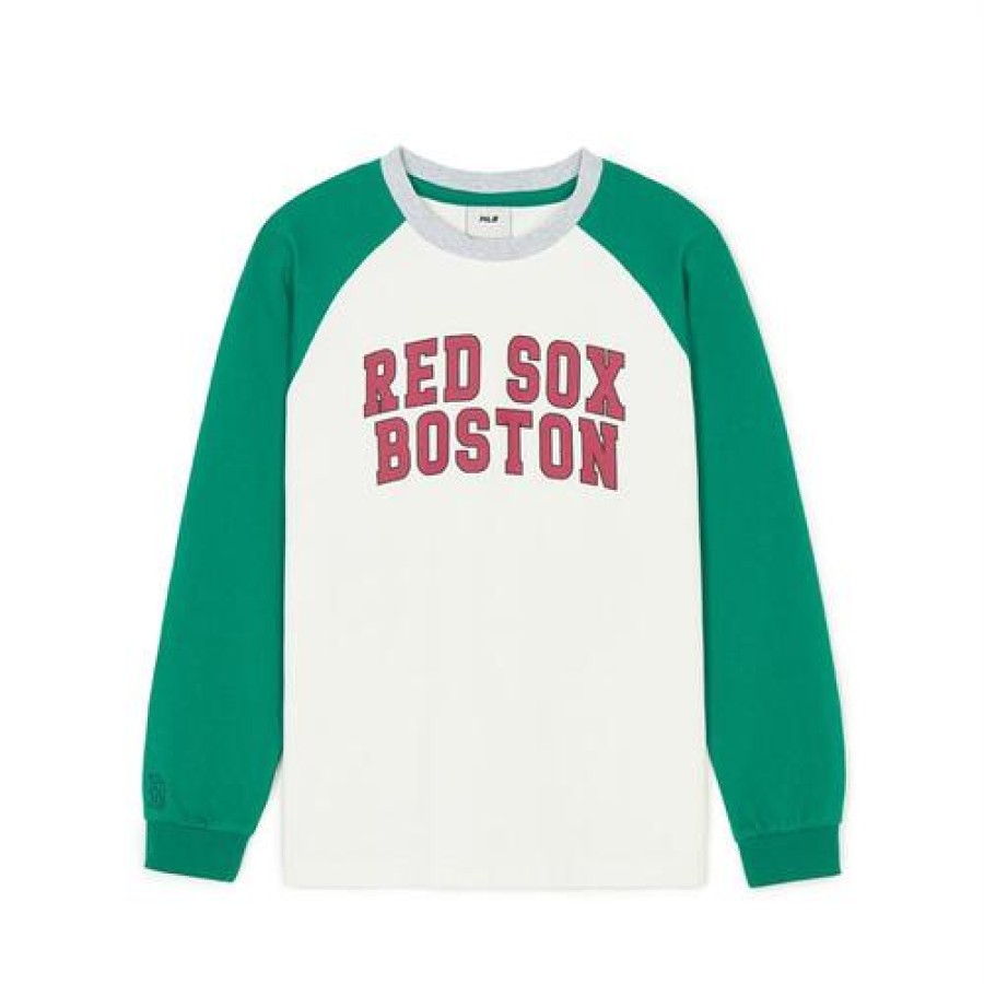 Kids MLB korea T-Shirts | [Kids] Varsity Raglan T-Shirt Boston Red Sox