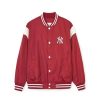 Apparel MLB korea Varsity Jackets | Nylon Basic Shoulder-Blocking Varsity Jacket(Single-Layer) New York Yankees