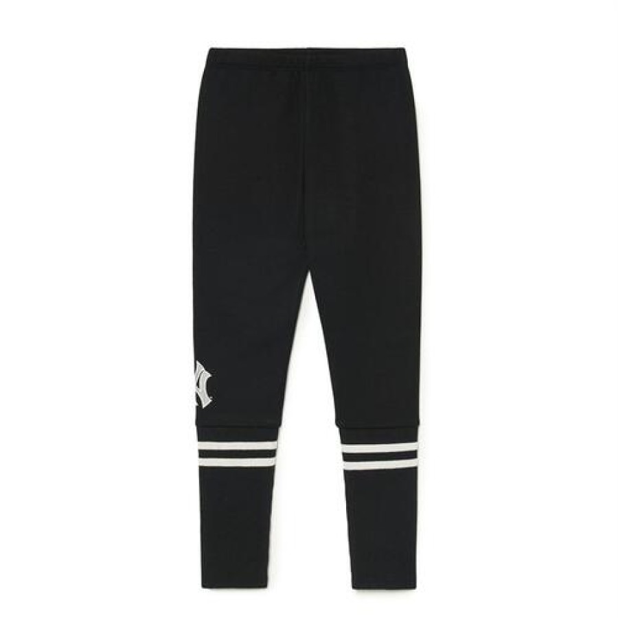 Kids MLB korea Leggings | [Kids] Girl`S Basic Brushed Leggings New York Yankees