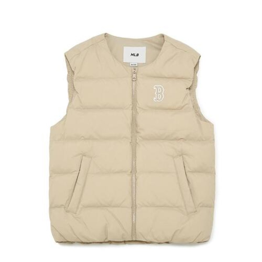 Acc MLB korea Padded Jackets | [Kids] (Duck 9010) Air Daily Light Weight Down Vest Boston Red Sox