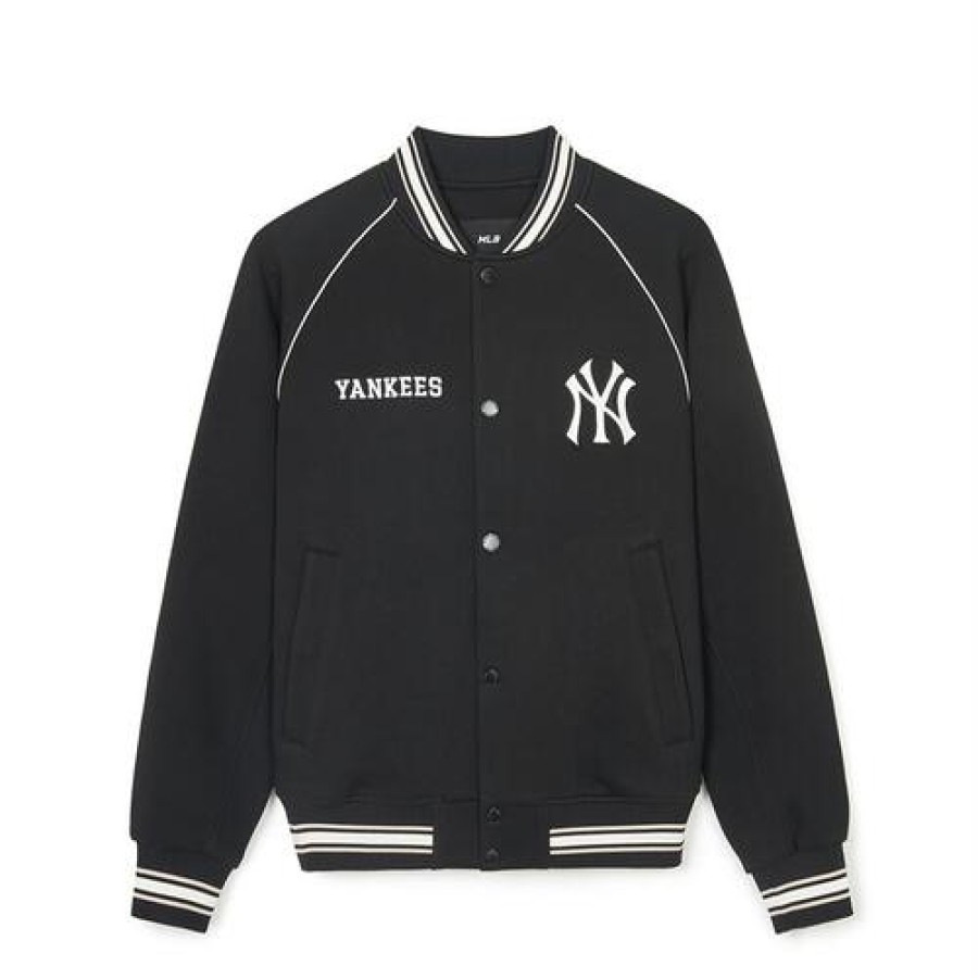 Apparel MLB korea Jackets | Jersey Basic Raglan Varsity Jacket New York Yankees