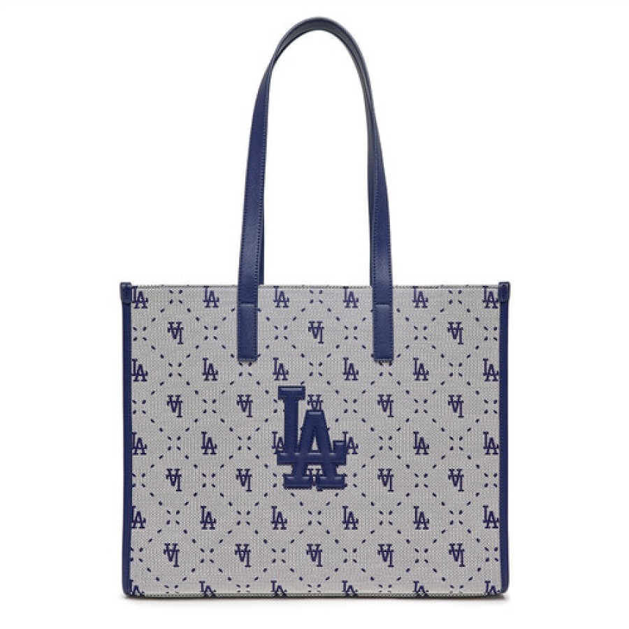 Bag MLB korea | Big Dia Monogram Jacquard L Tote Bag Los Angeles Dodgers