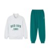 Kids MLB korea Sweatshirts | [Kids] Varsity Half-Zip Up Mtm Set Up Boston Red Sox