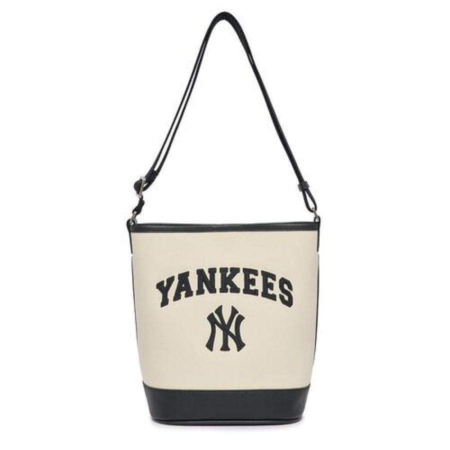 Bag MLB korea | Varsity Basic Canvas Bucket Bag New York Yankees