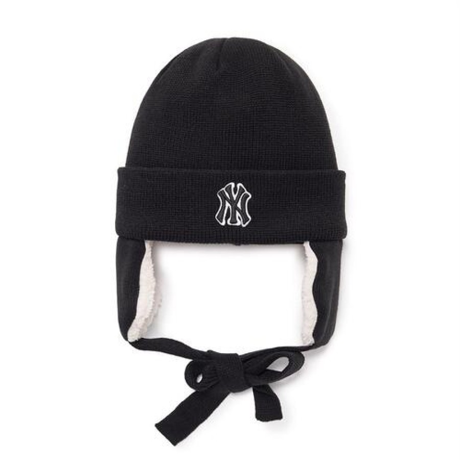 Kids MLB korea Winter Hats | [Kids] Basic Jelly Earflap Beanie New York Yankees