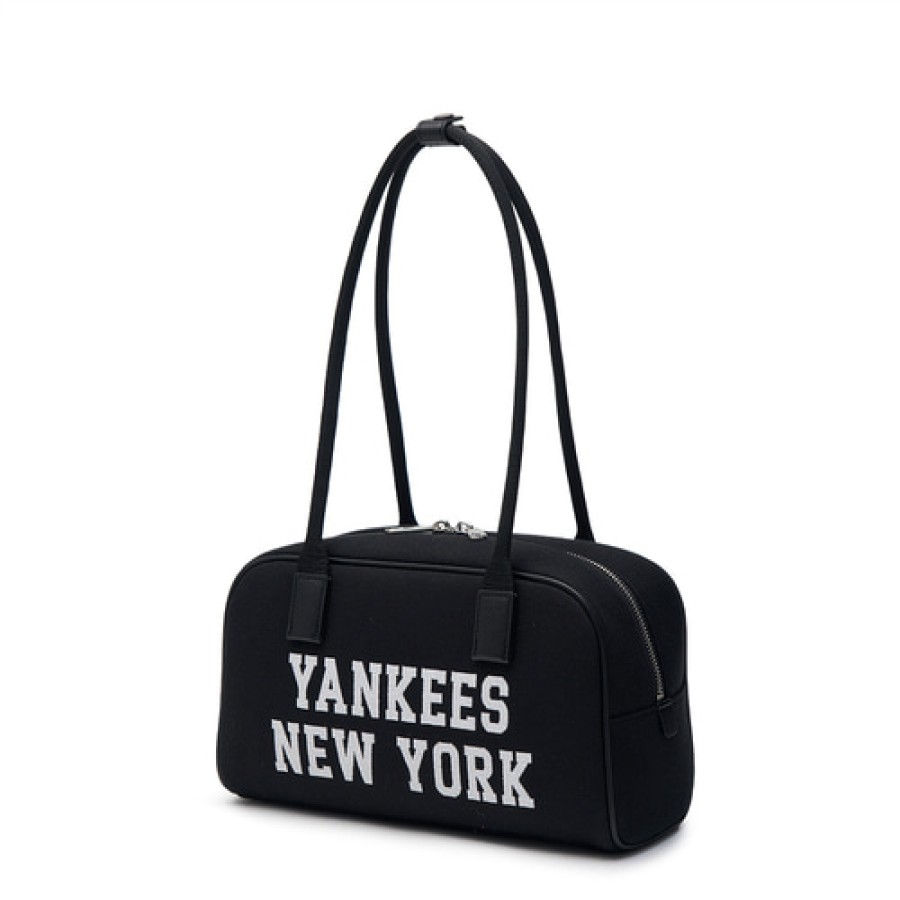 Bag MLB korea | Varsity Jacquard Canvas Square Shoulder Bag New York Yankees