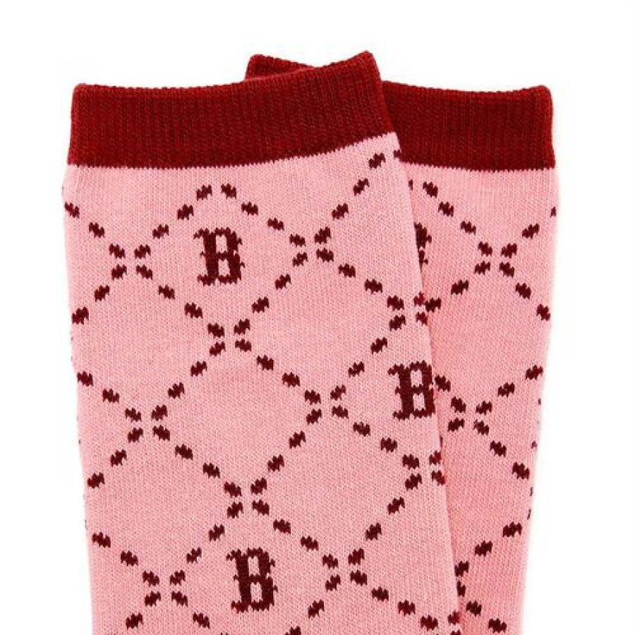 Kids MLB korea Others | [Kids] Dia Monogram Socks Boston Red Sox