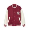 Apparel MLB korea Varsity Jackets | Wool Basic Varsity Jacket New York Yankees