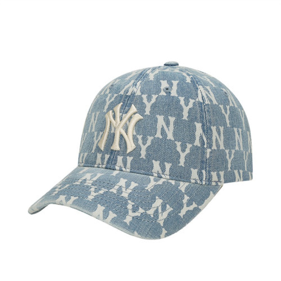 Cap MLB korea Un_Structure | Monogram Denim Ball Cap New York Yankees