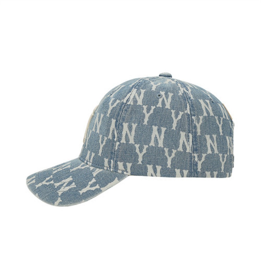 Cap MLB korea Un_Structure | Monogram Denim Ball Cap New York Yankees