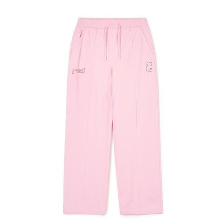 Apparel MLB korea Pants | [Wms] Women`S Varsity Pintuck Wide Pants Cleveland Guardians