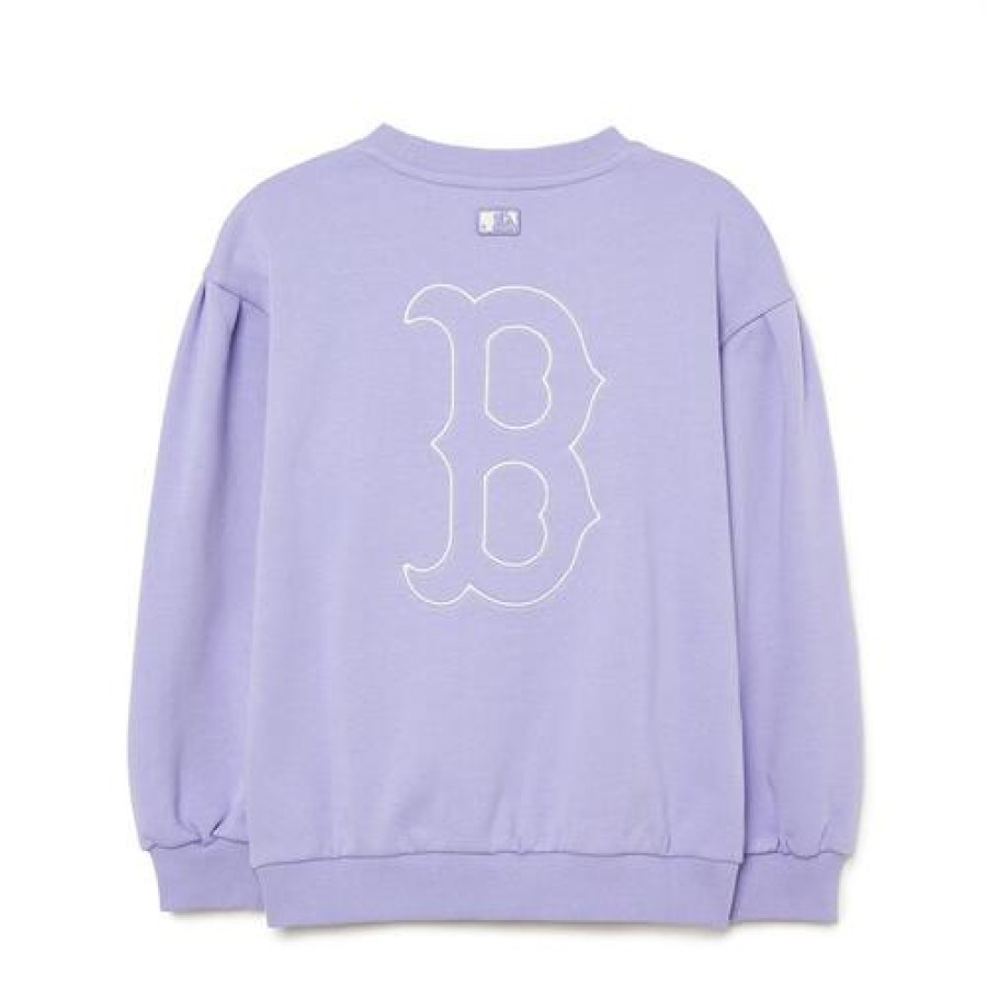 Kids MLB korea T-Shirts | [Kids] Girl`S Basic Sweatshirt Boston Red Sox