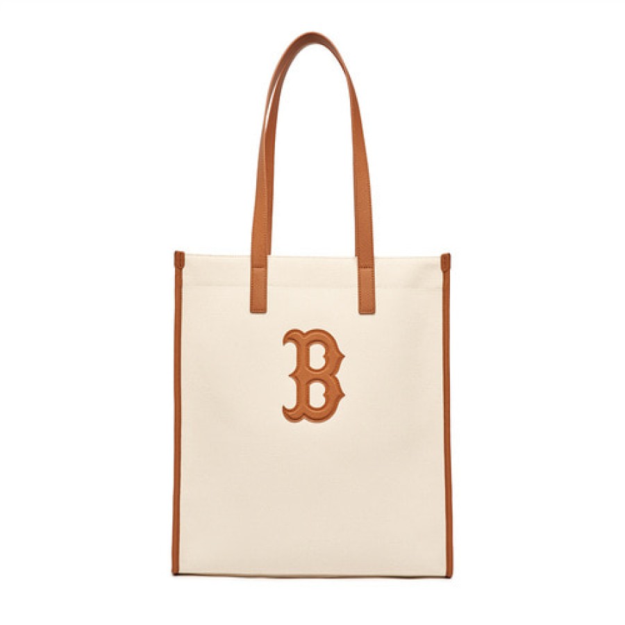 Bag MLB korea | Basic Canvas Vertical Tote Bag Boston Red Sox