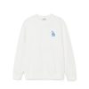 Apparel MLB korea Sweatshirts | Denim Like Monogram Big Lux Sweatshirts Los Angeles Dodgers