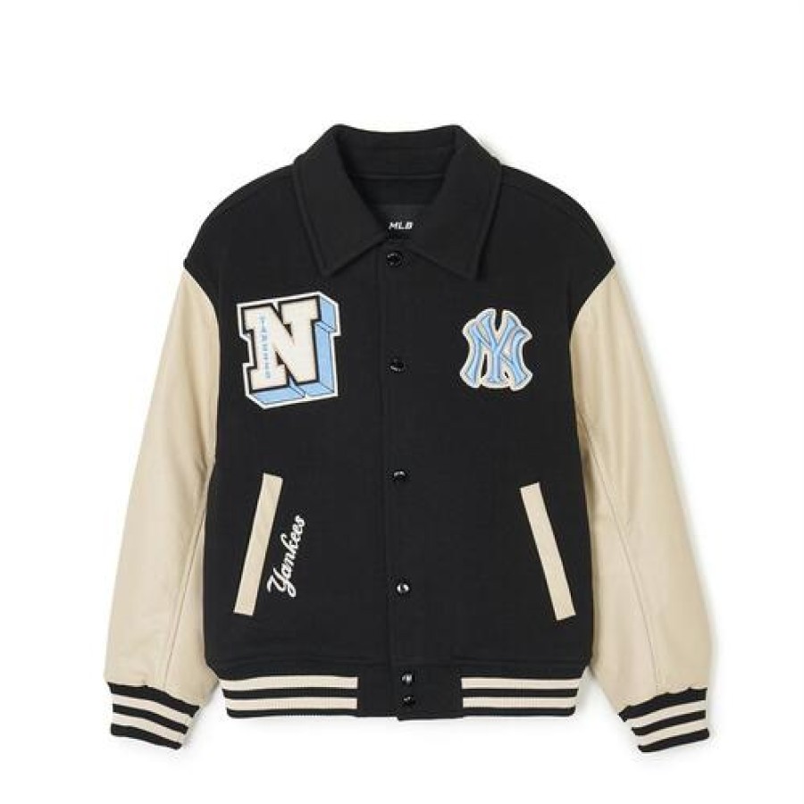 Acc MLB korea Jumpers | [Kids] Pop Varsity Padding Jumper New York Yankees