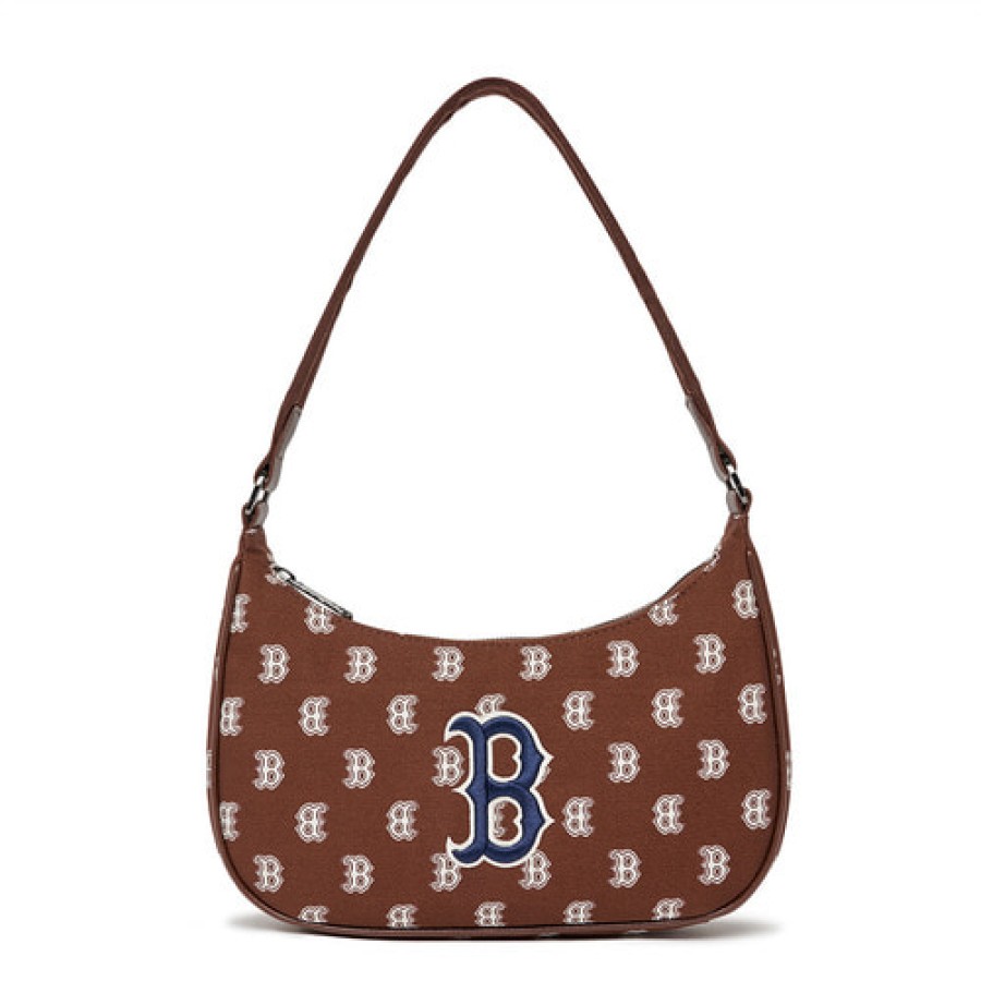 Bag MLB korea | Classic Monogram Hobo Bag Boston Redsox