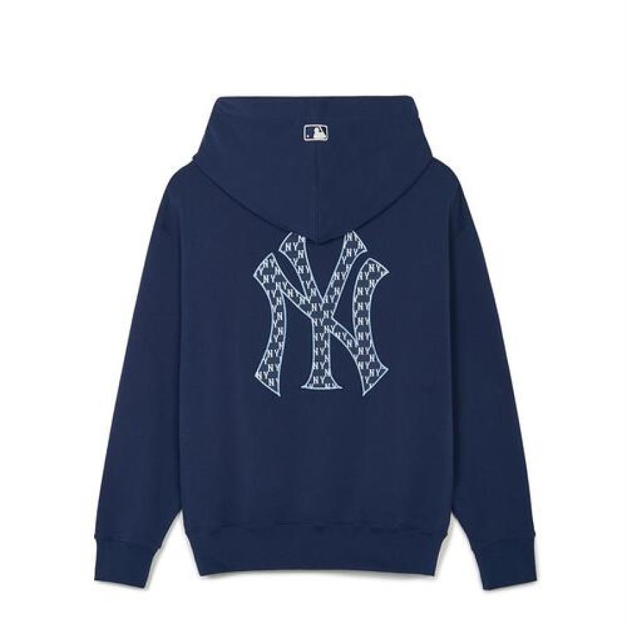 Apparel MLB korea Hoodies | Classic Monogram Big Lux Hoodie New York Yankees