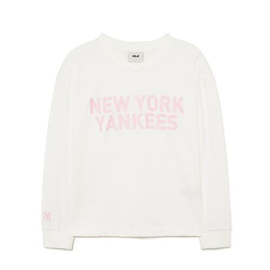 Kids MLB korea T-Shirts | [Kids] Basic Girls Ts Set New York Yankees