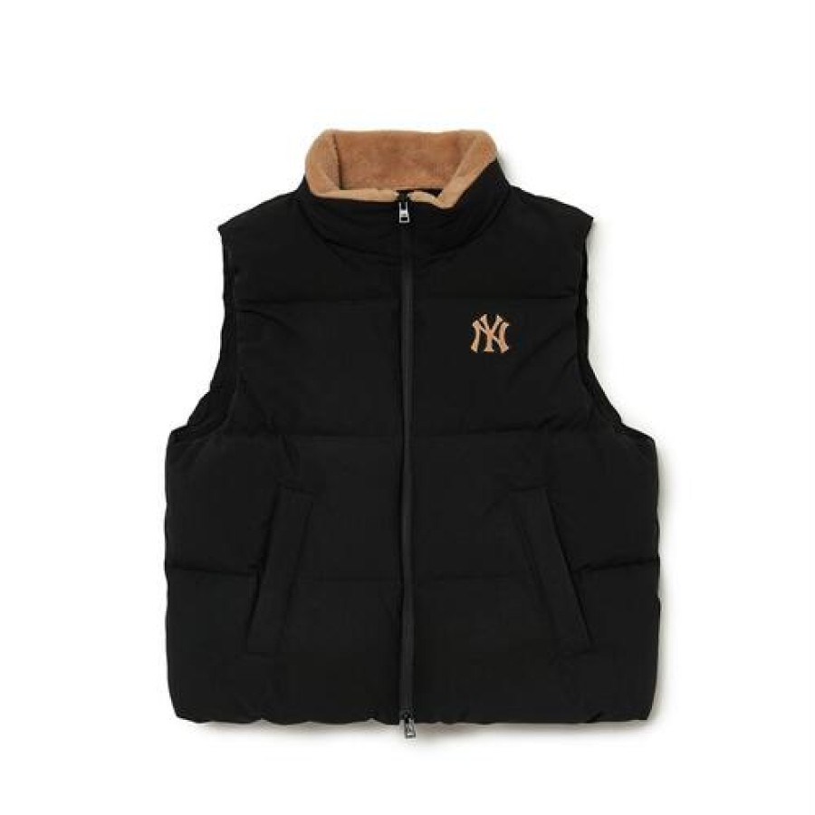 Apparel MLB korea Jackets | Basic Fleece Reversible Down Vest New York Yankees