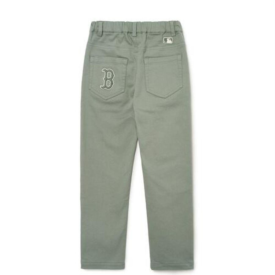 Kids MLB korea Pants | [Kids] Basic Brushed Pants (Slim Fit) Boston Red Sox