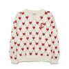 Kids MLB korea Sweatshirts | [Kids] Heart Allover Sweatshirt Cleveland Indians