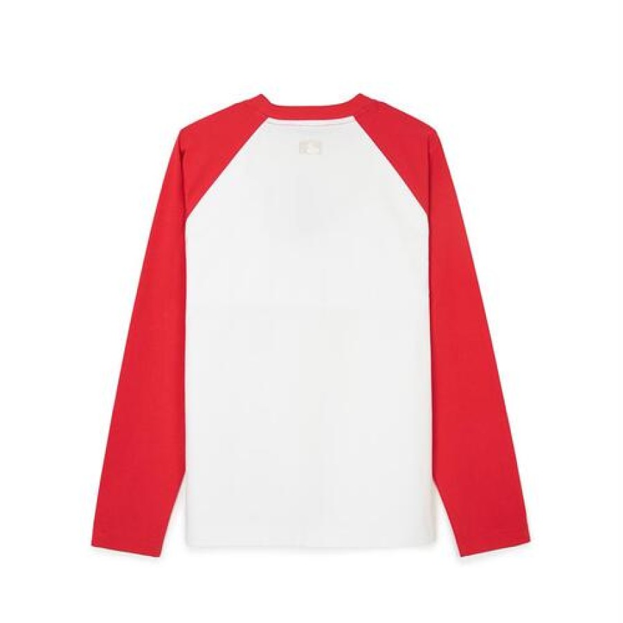 Apparel MLB korea T-Shirts | [Wms] Women`S Varsity Raglan Loose Fit T-Shirts Boston Redsox