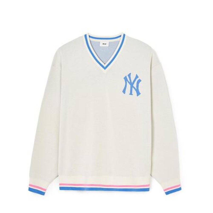 Apparel MLB korea Sweaters | Varsity V-Neck Sweater Pullover New York Yankees