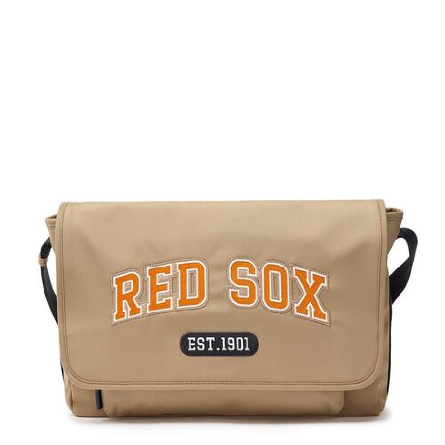 Bag MLB korea | Varsity Nylon Messenger Bag Boston Redsox