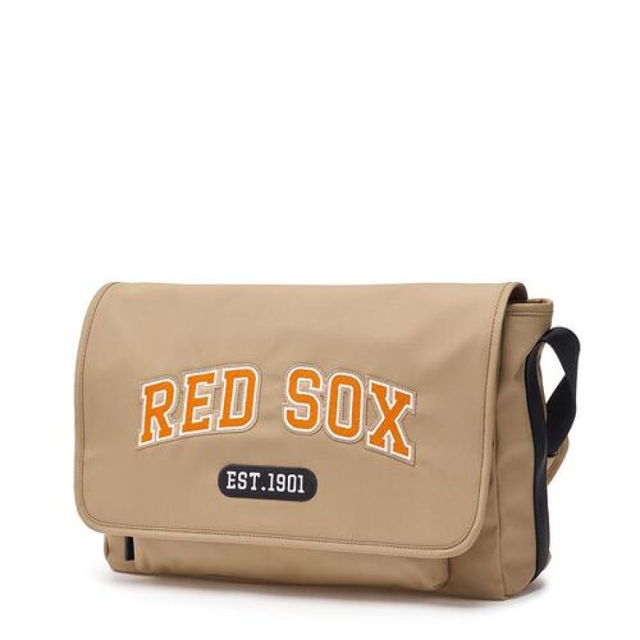 Bag MLB korea | Varsity Nylon Messenger Bag Boston Redsox