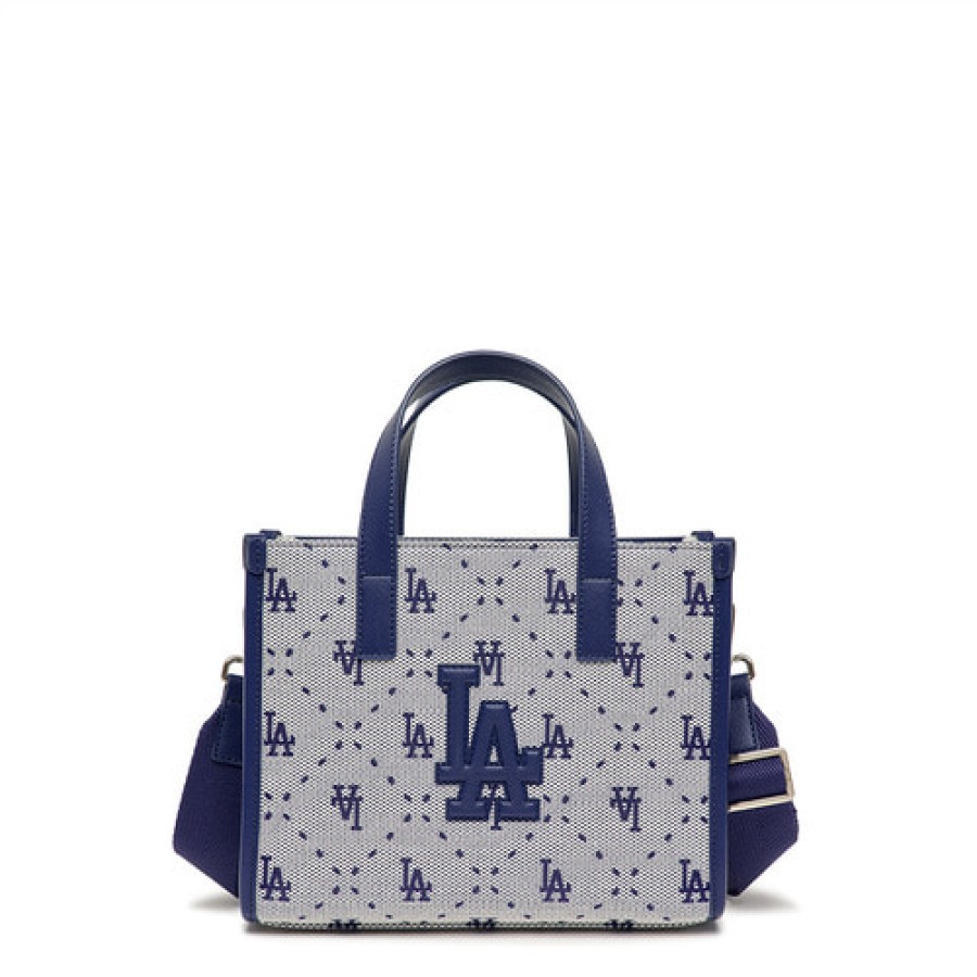 Bag MLB korea | Big Dia Monogram Jacquard S Tote Bag Los Angeles Dodgers